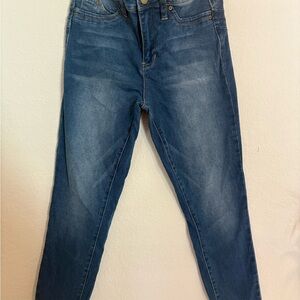 Fashion Nova Dark Blue Skinny Jeans